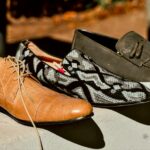 Photo orange shoes